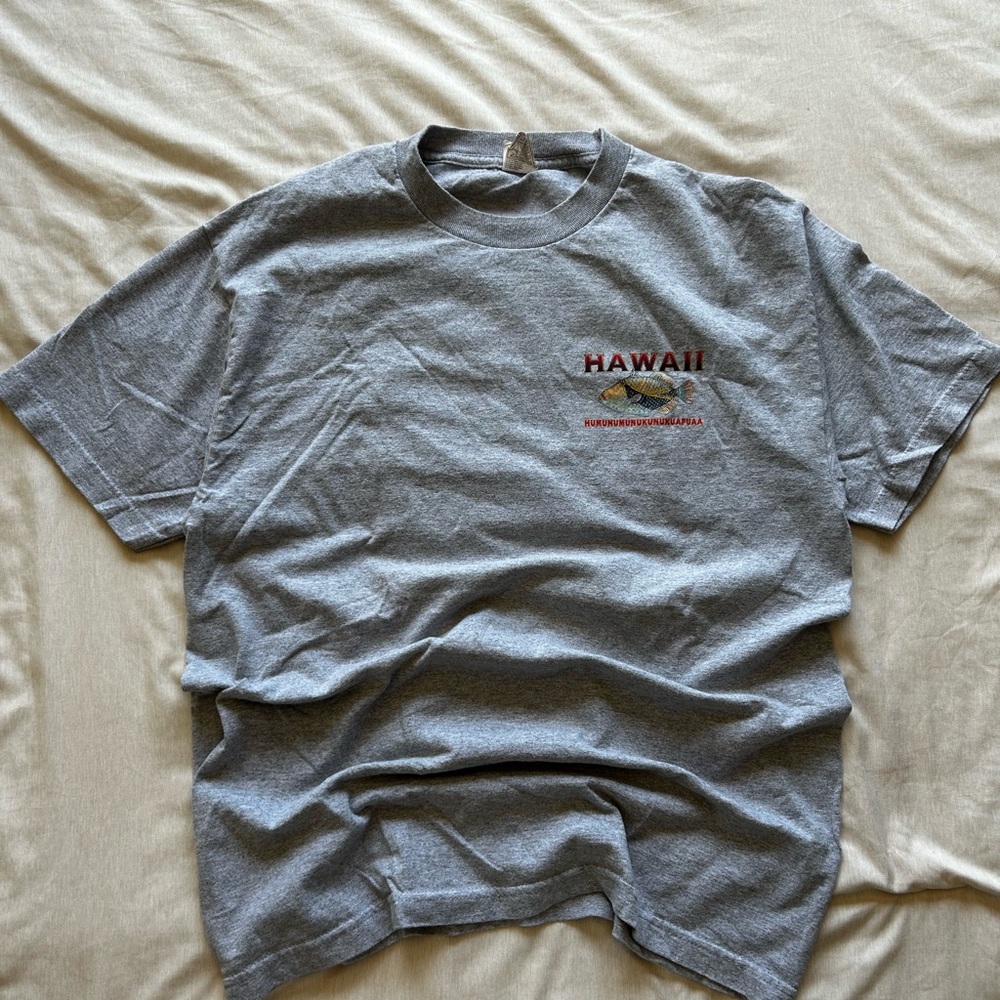 Alstyle Gray Short Sleeve Tees Soft Cotton Crew Neck